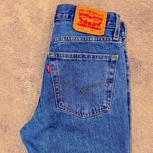 Levi's vintage 516s Straight‎ Leg Blue Jeans